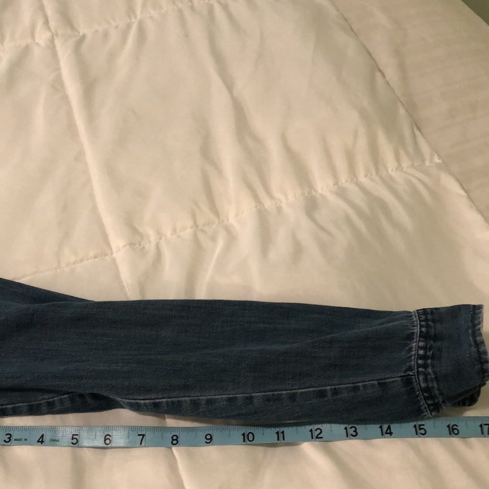 Madewell denim chambray button up long sleeve size XS office wear feminine - Picture 5 of 7